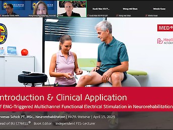 HKPA Webinar - Introduction & Clinical Application of EMG-triggered Multichannel Functional Electrical Stimulation in Neurorehabilitation