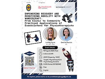 Empowering Recovery and Redefining Mobility with Wandercraft: From Clinic to Community: Practical Applications of Exoskeletons for Physiotherapists